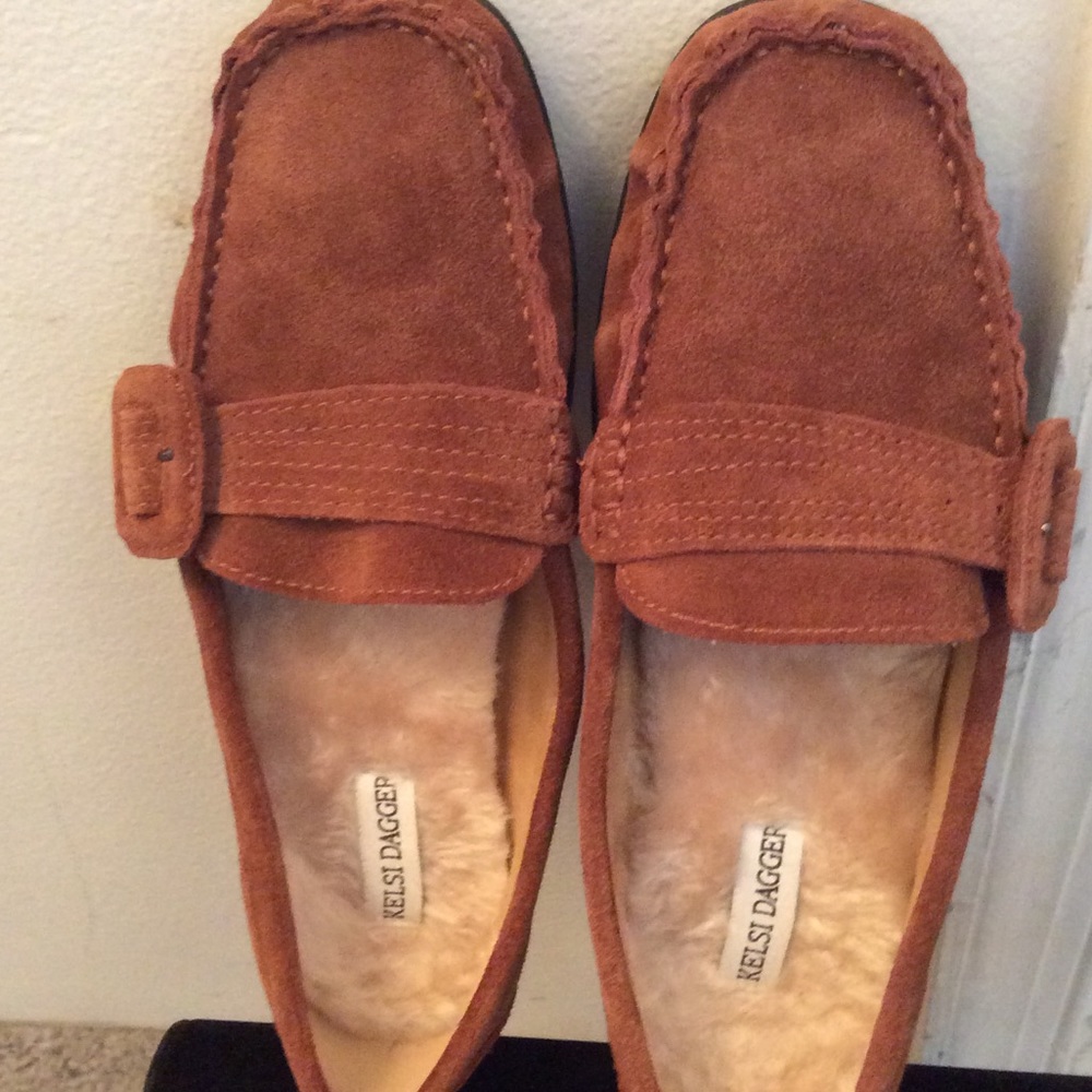 NWOT Kelsi Dagger suede shoes - Picture 3 of 4
